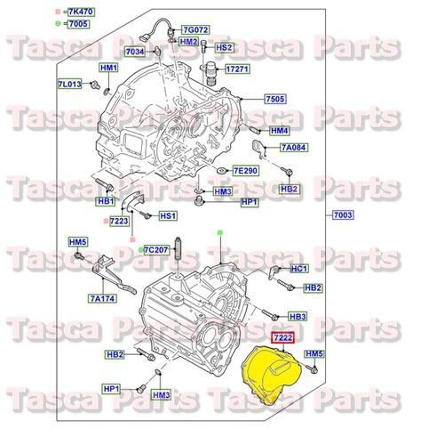 New oem 5 speed manual transmission access hole cover fusion milan zephyr escape