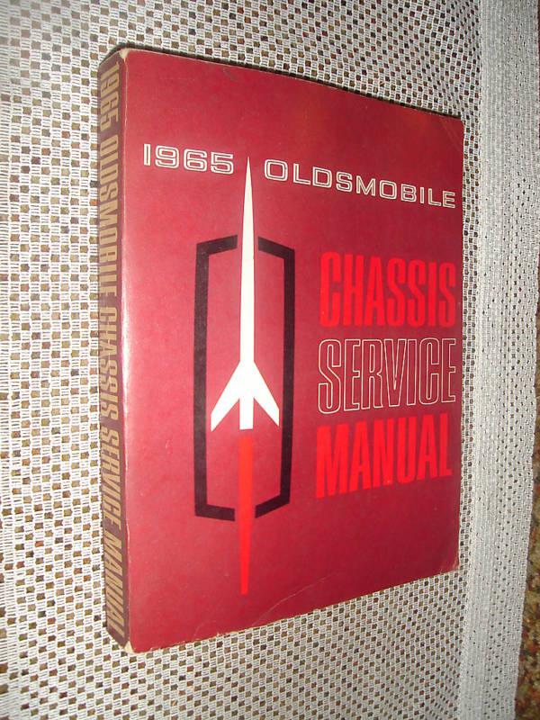 1965 oldsmobile shop manual service book original rare