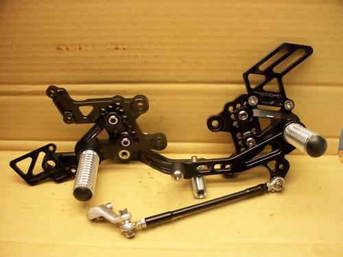 New aprilia rsv4 black aluminum rear sets austin racing