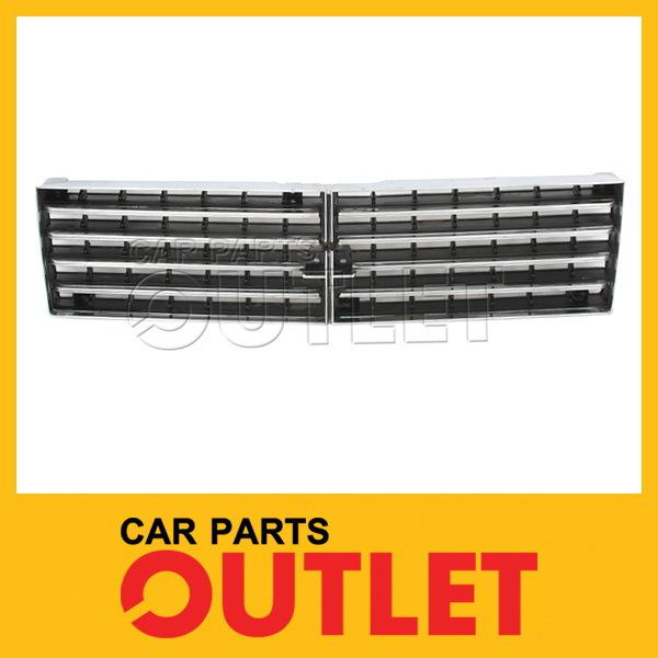 83 84 dodge colt chrome grille ptd black insert 2dr 1.4 4cyl deluxe/dl hatchback