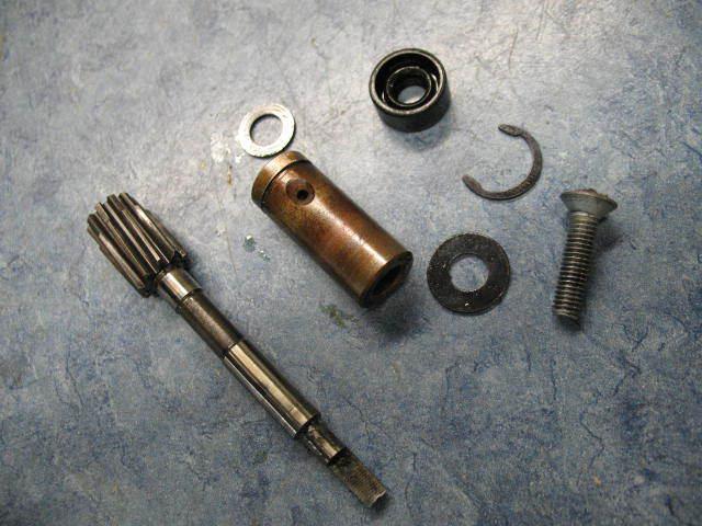 Tachometer drive gear shaft 1973 honda cb350f cb 350 f four cylinder