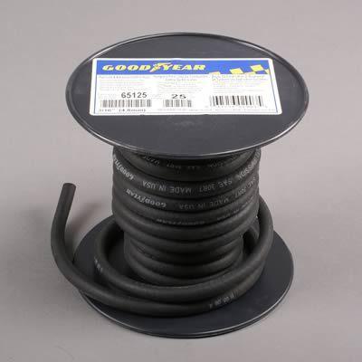 Goodyear hose hysunite rubber black 3/16" i.d. 25 ft. len 50 psi working psi ea