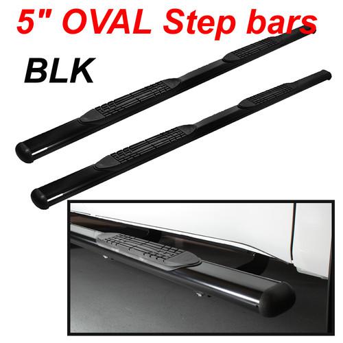 2012 ram 1500 quad cab 5" black nerf bars side steps rail running board extended