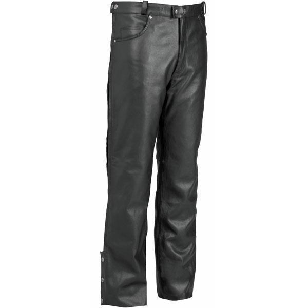 River road pueblo cool leather motorcycle overpants black 36 us