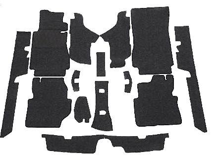 D. brown loop carpet set for mercedes w123 coupe 230 280 c ce