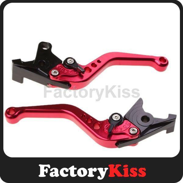 Hot brake clutch levers for yamaha fjr xjr 1300 04 05 06 07 08 09 red