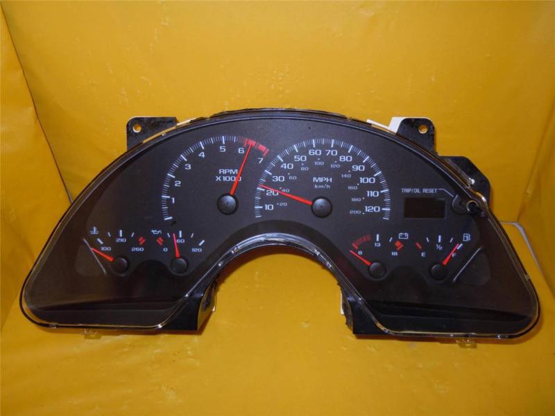 99 00 01 02 camaro speedometer instrument cluster dash panel gauges