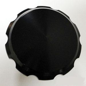 Joker machine gas cap smooth black anodized for harley-davidson all 1996-2012