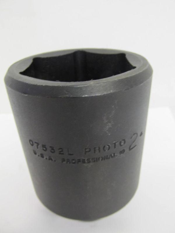 Proto, 07532l, 2", 3/4" drive, 6 point, deep impact socket