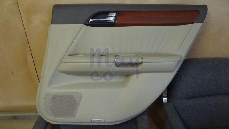 2006-2010 infiniti m35 m45 rear door panel right passenger side wood leather oem