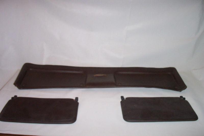 928 porsche' rear hatch sunvisors and headliner brown vinyl good used condition!