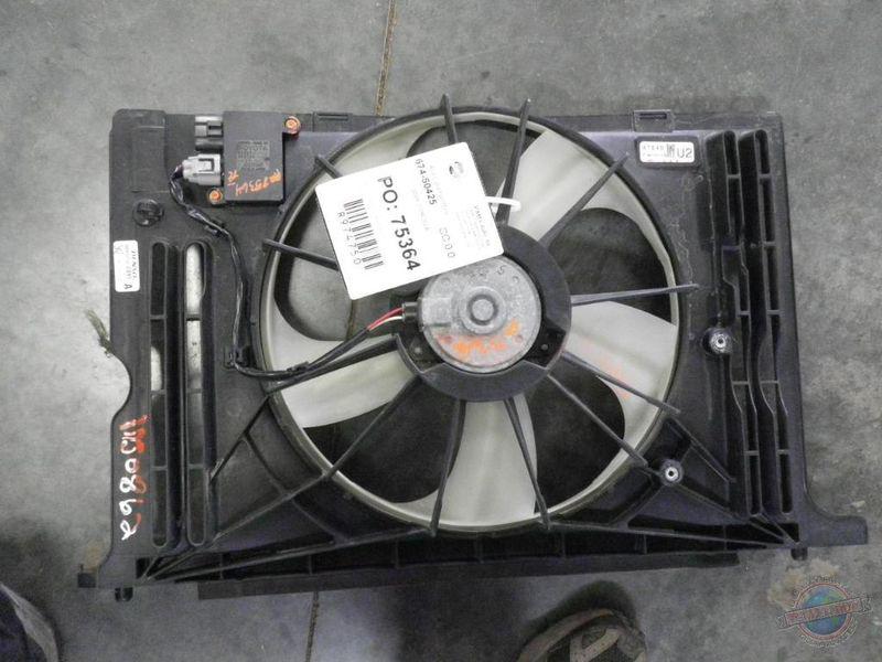 Radiator fan corolla 1182993 09 10 11 12 assy lifetime warranty