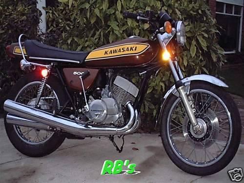 Kawasaki h1 500 triple 1975 h1f decal set - the best!