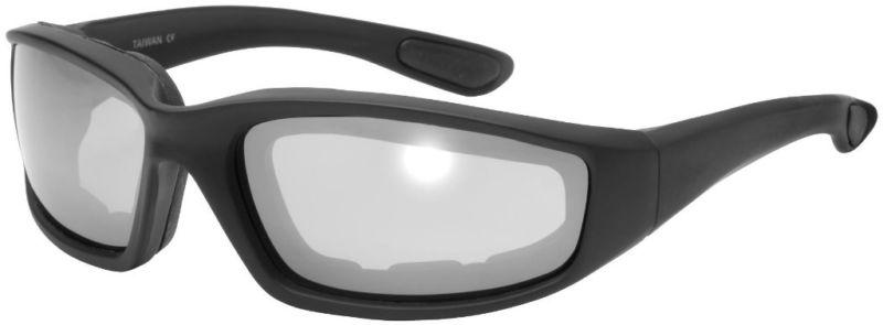 Kickback mirror lens riding glasses eyewear sunglasses motorcycle harley honda
