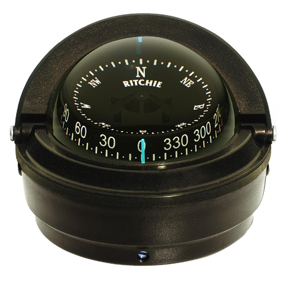 Ritchie s-87 voyager compass - surface mount - black s-87