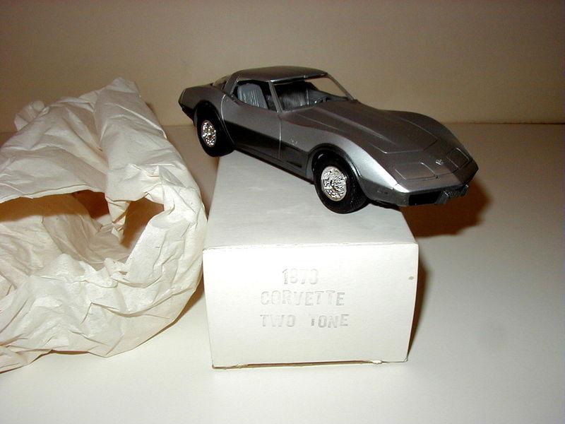 1978 corvette promo silver annv model in original box