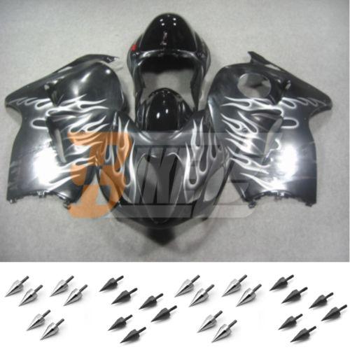 Free bolt kit! injection fairing kit for suzuki hayabusa gsxr 1300 1999-2007 pae