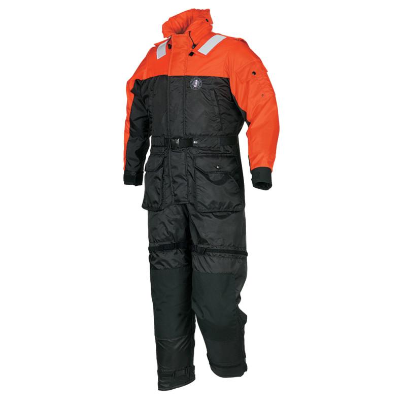 Mustang deluxe anti-exposure coverall & worksuit - med ms2175-m-or/bk