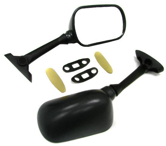 Carbon replacement mirrors for 2003-2006 suzuki gsxr1000 sv 650/1000 03 04 05 06