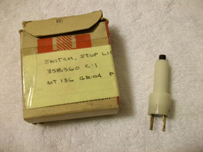 Ihc international harvester travelall  scout  brake light switch nos