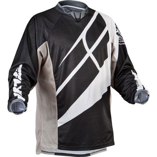 Black/grey/white l fly racing patrol jersey 2013 model