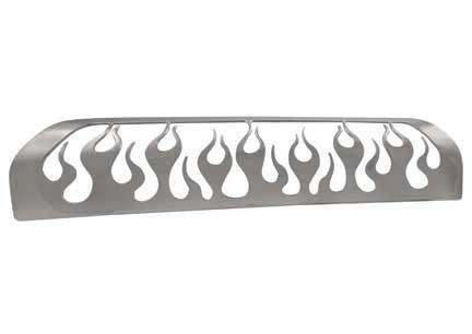 Bully third brake light cover with flame cut-out design sdc-302