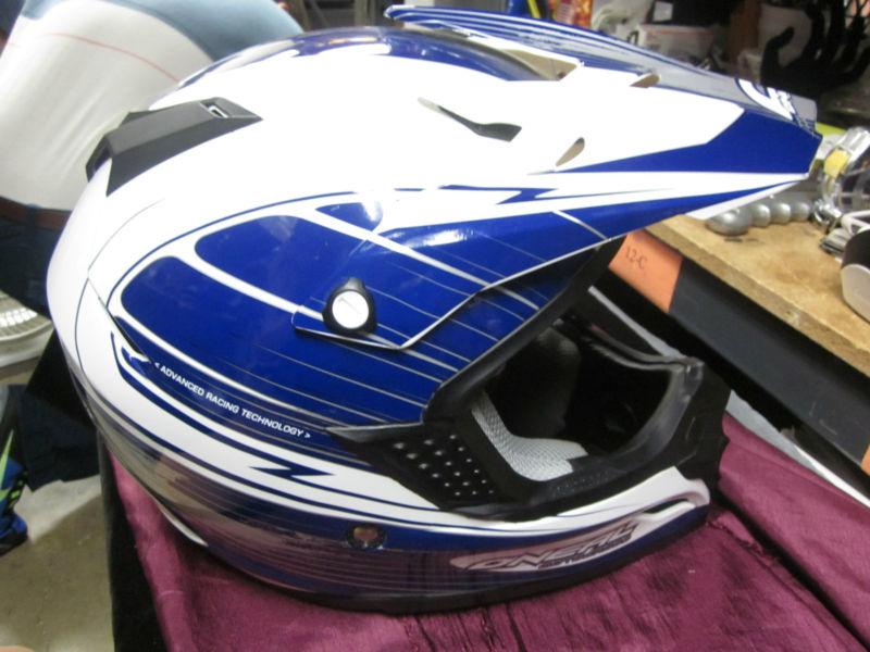 Oneal 5 series xl distortion helmet - blue & white