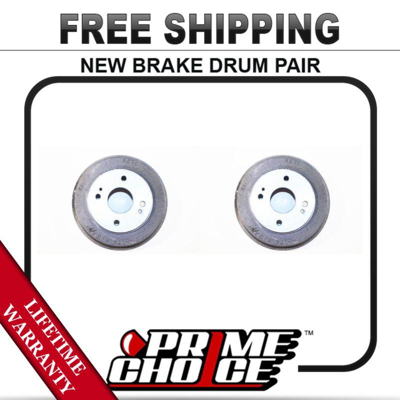 Pair (2) new rear brake drums with lifetime warranty