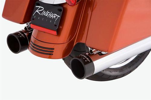 Rinehart racing 4" slip on mufflers 1995-2013 harley touring 2011 2010 2012 x