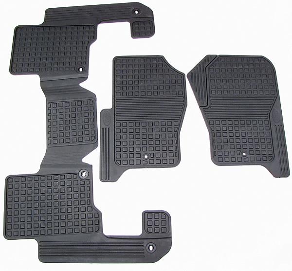 Oem brand new land rover lr4 all weather rubber mat set kit 2010 11 12