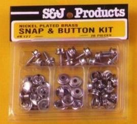 S & j products snap/button kit - 28pc 970036