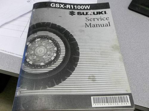  factory oem suzuki 1992 gsxr 1100w service manual