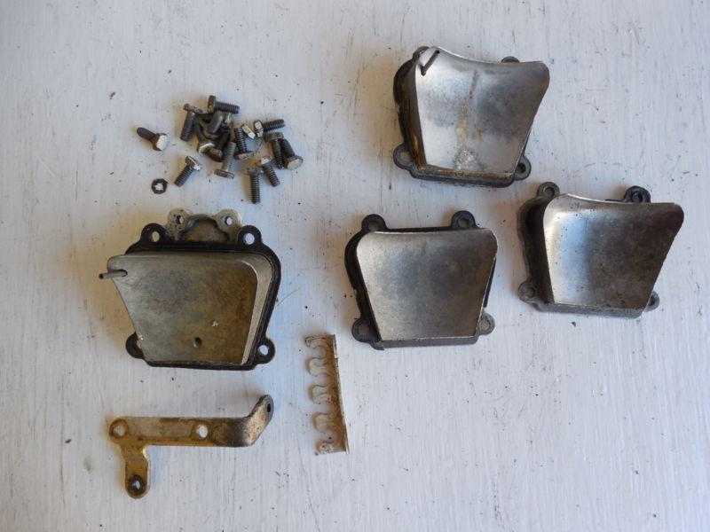 1974 chrysler 105 hp port cover lot w/ fuel pump port cover