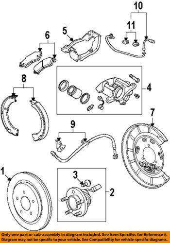 Chevrolet gm oem 92230273 brake pad or shoe, rear/disc brake pad