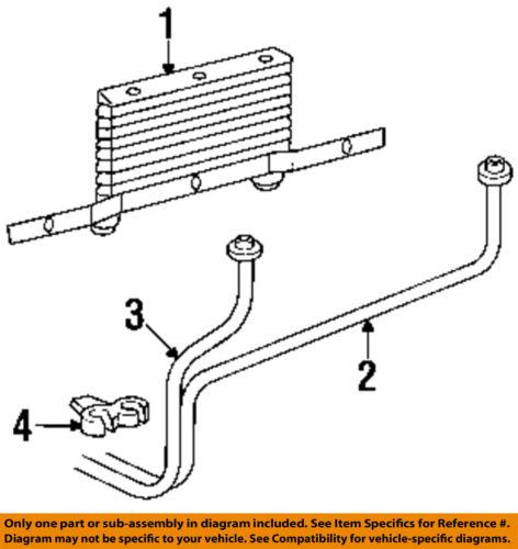 Gm oem 15809058 transmission cooling line/hose/auto trans oil cooler hose