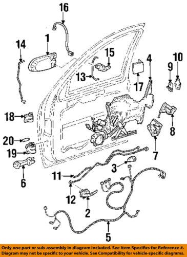 Gm oem 16639551 front door-lock module