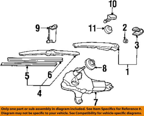 Toyota oem 8524242020 wiper blade/windshield wiper blade