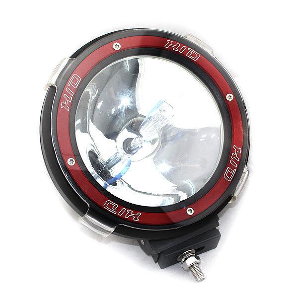 55w 1x 7" hid xenon driving flood offroad hid light 4wd suv jeep 4x4 12v