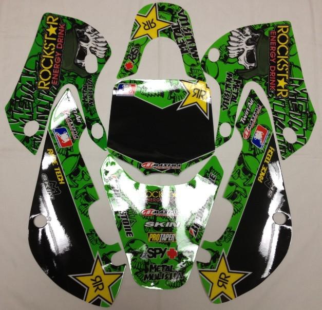 New dirt pit bike 3m graphics kawasaki klx110 decal sticker 10