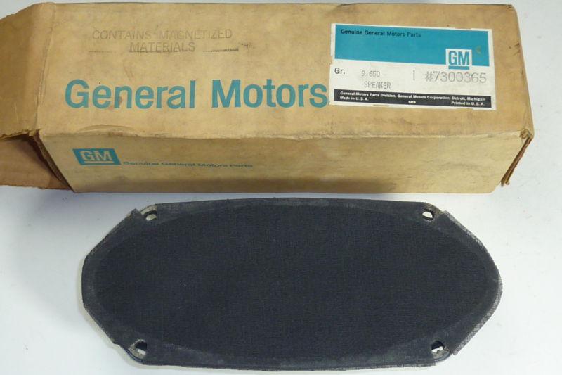 Sell NOS GM Cadillac Radio Speaker 1968 1969 1970 Eldorado DeVille ...