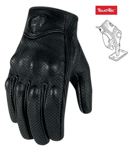 Icon pursuit touchscreen glove black x-large new