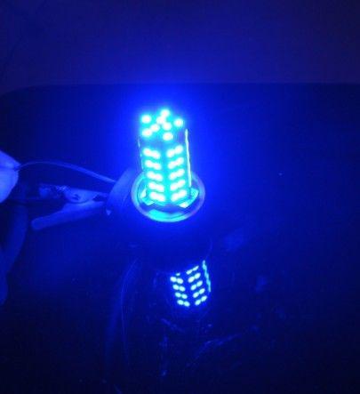 Fk 2 x car auto vehicle 68 smd led blue fog lights hb4 12v 9006