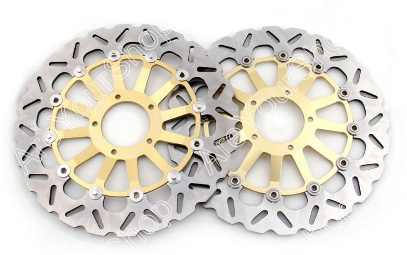 Front brake disc rotor ducati 1098 1098 s 2007-2008 1198 2009-2011 gold