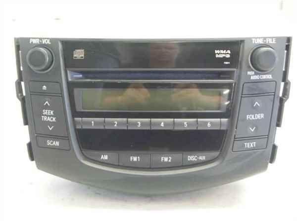 06 07 08 rav-4 oem single disc cd mp3 wma radio 11811