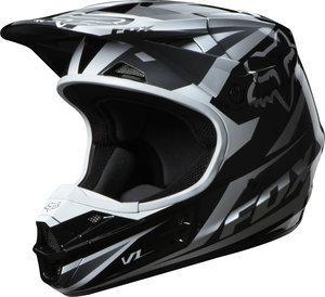 Fox racing v1 race 2014 mx/offroad helmet black