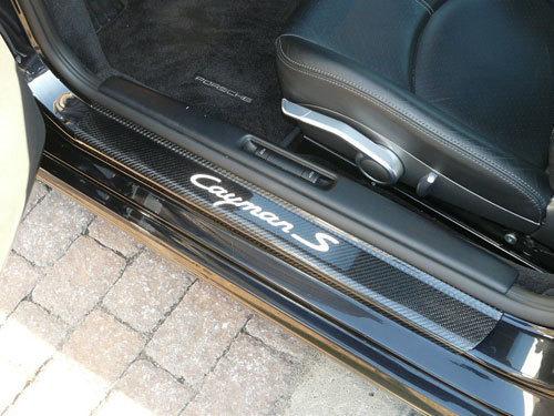 Door sill carbon interior for porsche cayman s