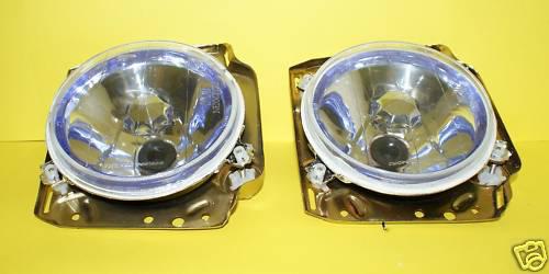  vw golf ii mk2 1983-92 head lights clear! led purple