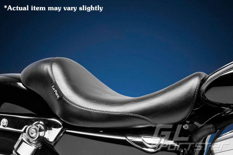 Le pera silhouette vinyl solo seat for 2007-2009 harley sportster 4.5 gal