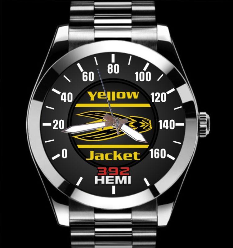 2012 2013 dodge challenger yellow jacket srt srt8 392 hemi engine auto art watch