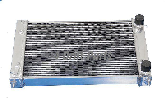 Dual core racing aluminum radiator 1986-92 vw volkswagen golf mk2 gti 16v